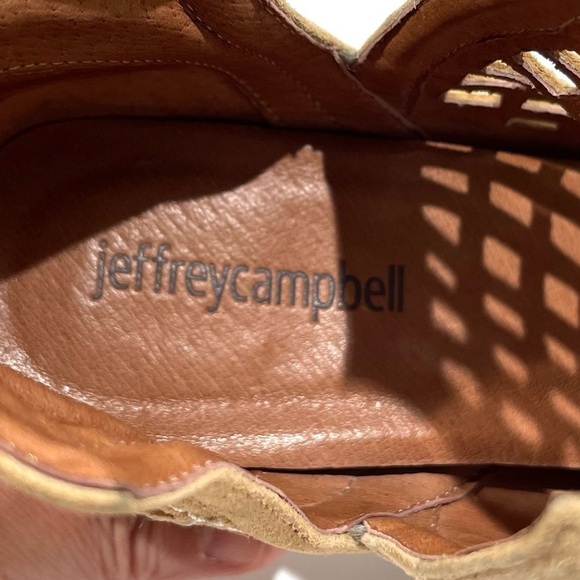 Jeffrey Campbell Taggart Suede Open Weave Pull On Bootie 7.5 Like New! - Picture 14 of 15